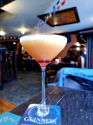 Mocktail, nice!! at Delaney's in Bruges