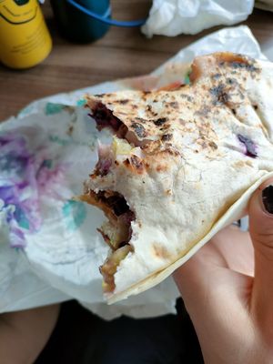 Veganer Chicken Wrap at Pizza Oscar in Vienna