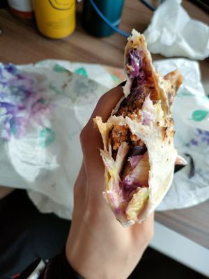 Veganer Chicken Wrap at Pizza Oscar in Vienna