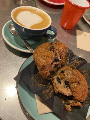 Pear and berry muffin was great; had several other vegan desserts!  at Hors Categorie in Girona