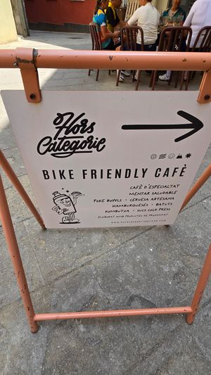 Street sign at Hors Categorie in Girona