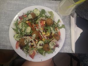 Falafel Salad at Bistro Bukarica in Krk