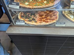 Vegan slices of the day at Tony Boloney's in Jersey City