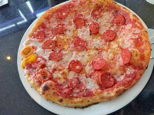 American Jack - jackfruit pepperoni at Milano - Harvey's Quay in Limerick