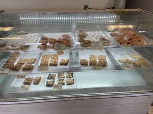 Turnovers and cobblers. at Nabati Vegan Mediterranean in Oklahoma City