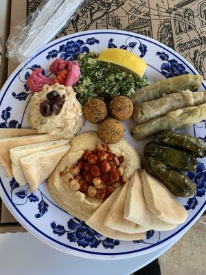 Falafel  at Nabati Vegan Mediterranean in Oklahoma City