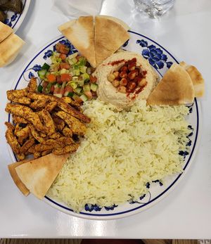 Shwarma at Nabati Vegan Mediterranean in Oklahoma City