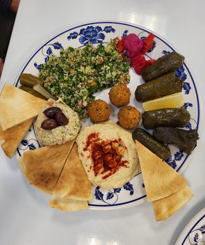 Sampler at Nabati Vegan Mediterranean in Oklahoma City