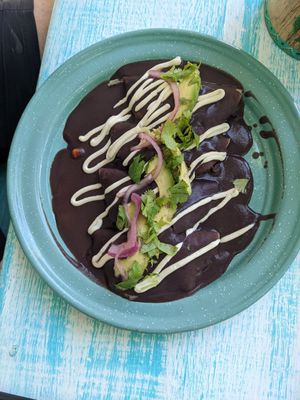 Enfrijoladas - ok at iXiMeek | Plant Based Project in Bucerias