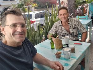 Coffee & desert yummie! at iXiMeek | Plant Based Project in Bucerias