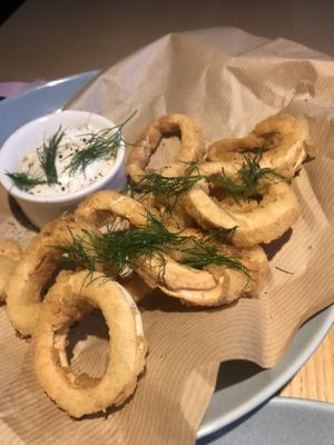 Vegan squid at RoseHip Bistro - Pylimo in Vilnius