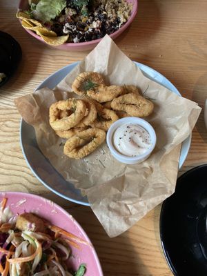 Calamari  at RoseHip Bistro - Pylimo in Vilnius