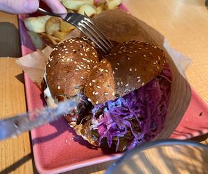 burger at RoseHip Bistro - Pylimo in Vilnius