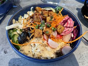 Rainbow bowl at RoseHip Bistro - Pylimo in Vilnius