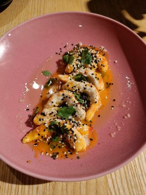 Vegan shrimps. Impressive at RoseHip Bistro - Pylimo in Vilnius