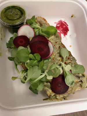 Avocado toast from Rosehip Bistro, Vilnius  at RoseHip Bistro - Pylimo in Vilnius