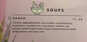 Soups  at RoseHip Bistro - Pylimo in Vilnius