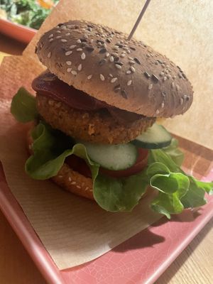 CHeesE sTeaK burger with bAcOn  at RoseHip Bistro - Pylimo in Vilnius