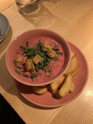 Cold Beetroot soup   at RoseHip Bistro - Pylimo in Vilnius