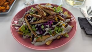 Loaded potatoes at RoseHip Bistro - Pylimo in Vilnius