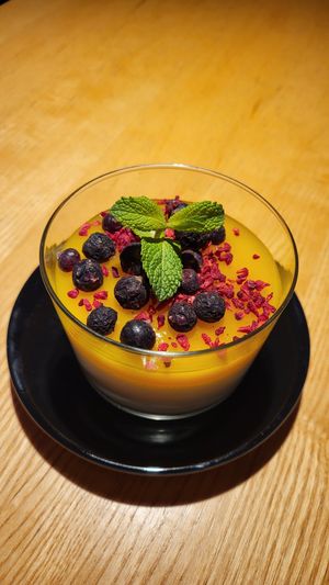 Pana cotta at RoseHip Bistro - Pylimo in Vilnius