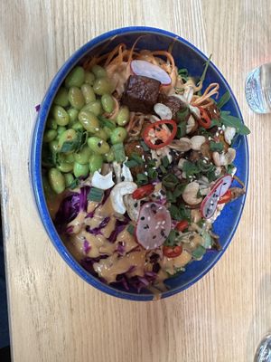 Tempeh teriyaki Buddha Bowl   at RoseHip Bistro - Pylimo in Vilnius