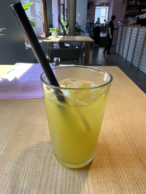 Ginger lemonade.  at RoseHip Bistro - Pylimo in Vilnius