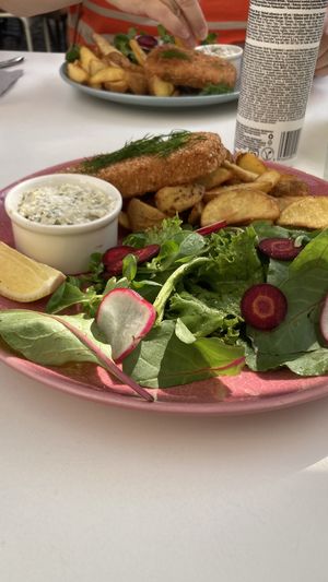 Vish & Chips   at RoseHip Bistro - Pylimo in Vilnius