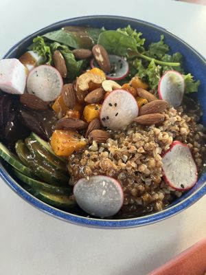 Buckwheat with Pumpkin and Feta Bowl   at RoseHip Bistro - Pylimo in Vilnius