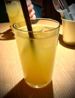 Home-made ginger lemonade  at RoseHip Bistro - Pylimo in Vilnius