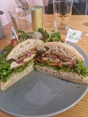 Tempeh Sandwich at RoseHip Bistro - Pylimo in Vilnius