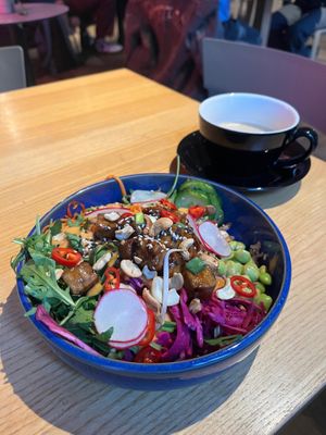 Teriyaki tempeh bowl. at RoseHip Bistro - Pylimo in Vilnius