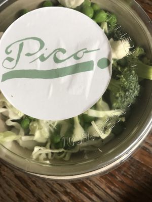 The salad  at Pico Pizza - Nørrebro in Copenhagen