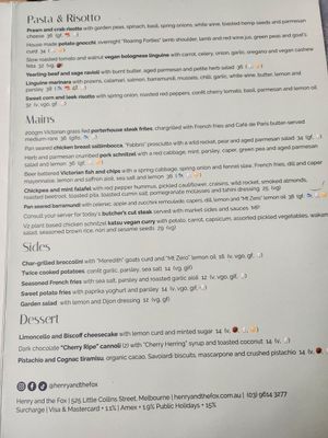  at Henry and The Fox in Melbourne