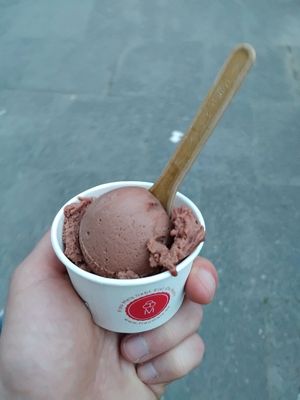 Gianduja - NussNugat at Frau Meis Eisladen in Hamburg