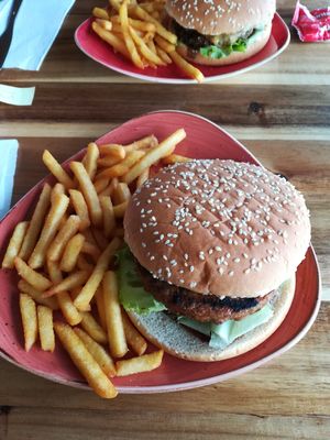 The burger at Stapinn in Arnarstapi