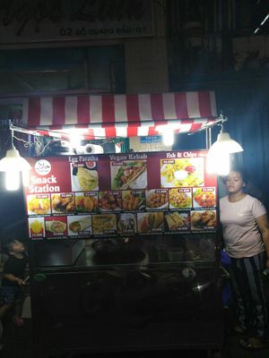 Front of the stand at Halal Snack Station - Stall in Ho Chi Minh City