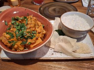 Lekkere vegan curry at Colors in Wageningen