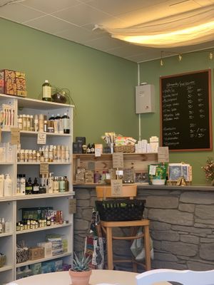 Interior  at Eko-Logiskt konceptcafé in Falkenberg