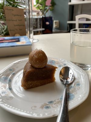 Salty caramel   at Eko-Logiskt konceptcafé in Falkenberg