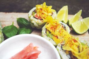 ☺ at Plant Based Sushi in Amsterdam