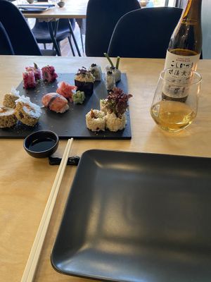 Chefs choice  at Plant Based Sushi in Amsterdam