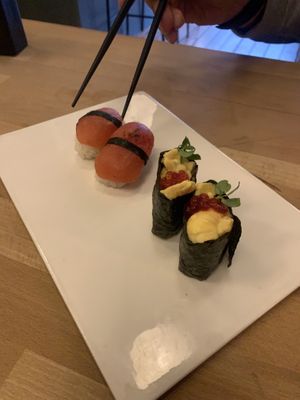   at Plant Based Sushi in Amsterdam