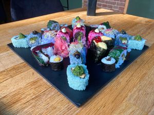 Chef's special for 2 people at Plant Based Sushi in Amsterdam