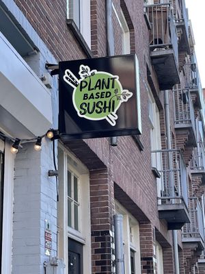   at Plant Based Sushi in Amsterdam