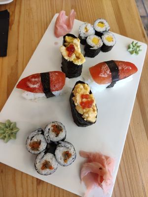  at Plant Based Sushi in Amsterdam