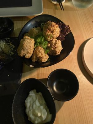 Chicken nuggets - air fried   at Plant Based Sushi in Amsterdam