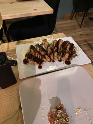 Seitan   at Plant Based Sushi in Amsterdam