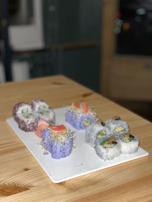  Chef’s sushi special  at Plant Based Sushi in Amsterdam