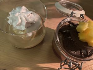 Dessert with coffee 🤤  at Plant Based Sushi in Amsterdam